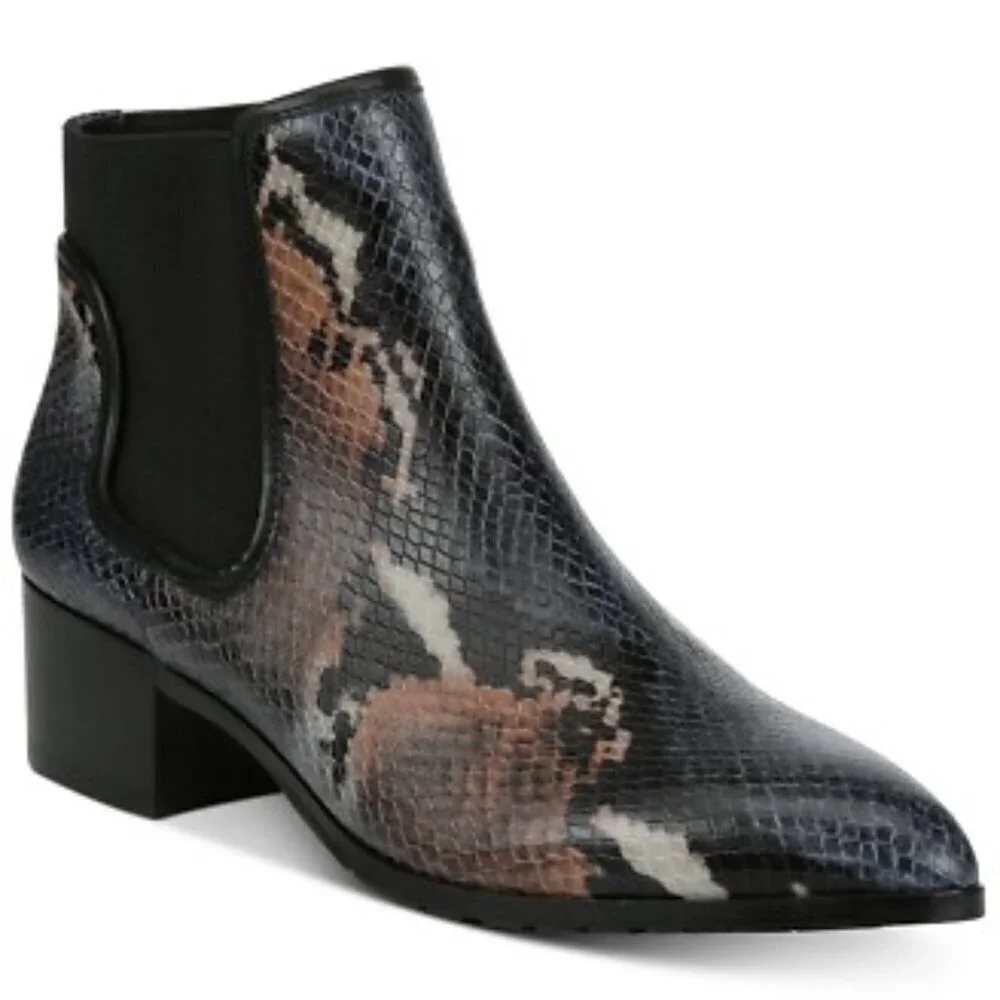 Donald J. Pliner Dyla Painted Snake Bootie NIB